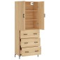 Highboard Sonoma-Eiche 69,5x34x180 cm Holzwerkstoff Highboard Sonoma-Eiche 69,5x34x180 cm Holzwerkstoff