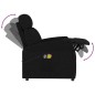 vidaXL Massagesessel Elektrisch Schwarz Stoff vidaXL Massagesessel Elektrisch Schwarz Stoff