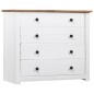 vidaXL Beistellschrank Weiß 80×40×73 cm Panama-Kiefer vidaXL Beistellschrank Weiß 80×40×73 cm Panama-Kiefer