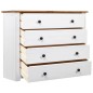 vidaXL Beistellschrank Weiß 80×40×73 cm Panama-Kiefer vidaXL Beistellschrank Weiß 80×40×73 cm Panama-Kiefer