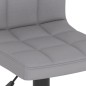 vidaXL Barhocker Hellgrau Stoff vidaXL Barhocker Hellgrau Stoff