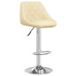 vidaXL Barhocker 2 Stk. Creme Kunstleder vidaXL Barhocker 2 Stk. Creme Kunstleder