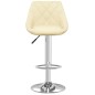 vidaXL Barhocker 2 Stk. Creme Kunstleder vidaXL Barhocker 2 Stk. Creme Kunstleder