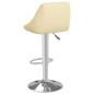 vidaXL Barhocker 2 Stk. Creme Kunstleder vidaXL Barhocker 2 Stk. Creme Kunstleder
