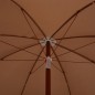 vidaXL Sonnenschirm mit Stahlmast 240 cm Taupe vidaXL Sonnenschirm mit Stahlmast 240 cm Taupe