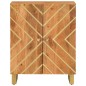 vidaXL Beistellschrank Braun und Schwarz 60x33,5x75cm Massivholz Mango vidaXL Beistellschrank Braun und Schwarz 60x33,5x75cm Massivholz Mango