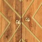 vidaXL Beistellschrank Braun und Schwarz 60x33,5x75cm Massivholz Mango vidaXL Beistellschrank Braun und Schwarz 60x33,5x75cm Massivholz Mango