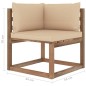 vidaXL 6-tlg. Garten-Lounge-Set aus Paletten mit Kissen Kiefernholz vidaXL 6-tlg. Garten-Lounge-Set aus Paletten mit Kissen Kiefernholz
