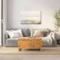 vidaXL Couchtisch Braun und Schwarz 80x50x40 cm Massivholz Mango vidaXL Couchtisch Braun und Schwarz 80x50x40 cm Massivholz Mango
