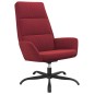 vidaXL Relaxsessel Weinrot Samt vidaXL Relaxsessel Weinrot Samt