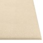 vidaXL Wandpaneele 12 Stk. Creme 30x30 cm Stoff 1,08 m² vidaXL Wandpaneele 12 Stk. Creme 30x30 cm Stoff 1,08 m²