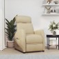 vidaXL Massagesessel Elektrisch Creme Stoff vidaXL Massagesessel Elektrisch Creme Stoff