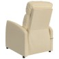 vidaXL Massagesessel Elektrisch Creme Stoff vidaXL Massagesessel Elektrisch Creme Stoff