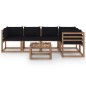 vidaXL 6-tlg. Garten-Lounge-Set aus Paletten mit Kissen Kiefernholz vidaXL 6-tlg. Garten-Lounge-Set aus Paletten mit Kissen Kiefernholz