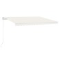 vidaXL Gelenkarmmarkise Einziehbar 450x350 cm Creme vidaXL Gelenkarmmarkise Einziehbar 450x350 cm Creme