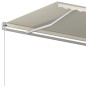 vidaXL Gelenkarmmarkise Einziehbar 450x350 cm Creme vidaXL Gelenkarmmarkise Einziehbar 450x350 cm Creme