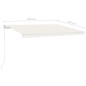 vidaXL Gelenkarmmarkise Einziehbar 450x350 cm Creme vidaXL Gelenkarmmarkise Einziehbar 450x350 cm Creme