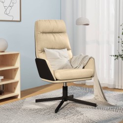 vidaXL Relaxsessel Creme Stoff