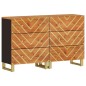 vidaXL Beistellschränke 2 Stk. Braun & Schwarz 60x33,5x75 cm Mangoholz vidaXL Beistellschränke 2 Stk. Braun & Schwarz 60x33,5x75 cm Mangoholz