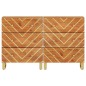 vidaXL Beistellschränke 2 Stk. Braun & Schwarz 60x33,5x75 cm Mangoholz vidaXL Beistellschränke 2 Stk. Braun & Schwarz 60x33,5x75 cm Mangoholz