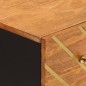 vidaXL Beistellschränke 2 Stk. Braun & Schwarz 60x33,5x75 cm Mangoholz vidaXL Beistellschränke 2 Stk. Braun & Schwarz 60x33,5x75 cm Mangoholz