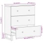 vidaXL Beistellschränke 2 Stk. Braun & Schwarz 60x33,5x75 cm Mangoholz vidaXL Beistellschränke 2 Stk. Braun & Schwarz 60x33,5x75 cm Mangoholz