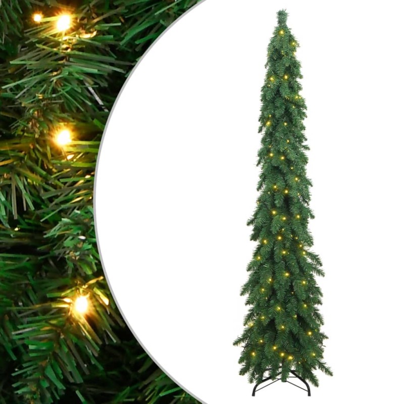 vidaXL Künstlicher Weihnachtsbaum mit 130 LEDs 210 cm vidaXL Künstlicher Weihnachtsbaum mit 130 LEDs 210 cm