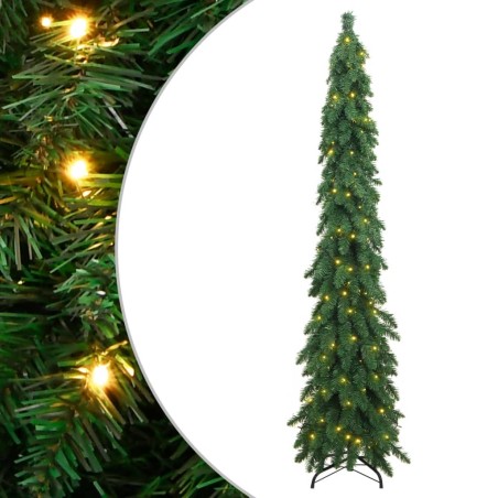 vidaXL Künstlicher Weihnachtsbaum mit 130 LEDs 210 cm
