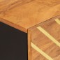 vidaXL Nachttisch Braun und Schwarz 50x33x60 cm Massivholz Mango vidaXL Nachttisch Braun und Schwarz 50x33x60 cm Massivholz Mango