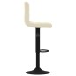 vidaXL Barhocker 2 Stk. Creme Samt vidaXL Barhocker 2 Stk. Creme Samt