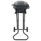 Tragbarer Gasgrill mit Brenner Schwarz Tragbarer Gasgrill mit Brenner Schwarz