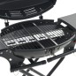 Tragbarer Gasgrill mit Brenner Schwarz Tragbarer Gasgrill mit Brenner Schwarz