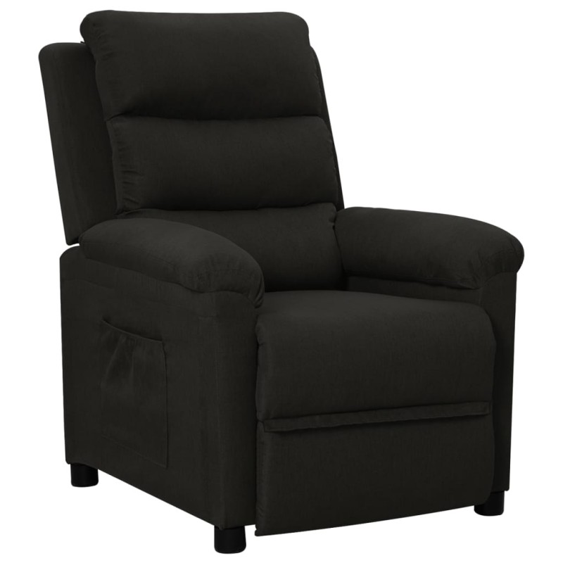 vidaXL Relaxsessel Schwarz Stoff vidaXL Relaxsessel Schwarz Stoff