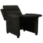 vidaXL Relaxsessel Schwarz Stoff vidaXL Relaxsessel Schwarz Stoff