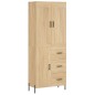 vidaXL Highboard Sonoma-Eiche 69,5x34x180 cm Holzwerkstoff vidaXL Highboard Sonoma-Eiche 69,5x34x180 cm Holzwerkstoff