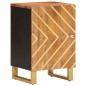 vidaXL Badschrank Braun und Schwarz 38x33,5x58 cm Massivholz Mango vidaXL Badschrank Braun und Schwarz 38x33,5x58 cm Massivholz Mango