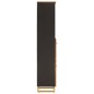 vidaXL Badschrank Braun und Schwarz 38x33,5x160 cm Massivholz Mango vidaXL Badschrank Braun und Schwarz 38x33,5x160 cm Massivholz Mango