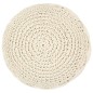 vidaXL Makramee Sitzpuff Handgefertigt 45 x 30 cm Baumwolle vidaXL Makramee Sitzpuff Handgefertigt 45 x 30 cm Baumwolle