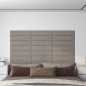 vidaXL Wandpaneele 12 Stk. Hellgrau 60x15 cm Samt 1,08 m² vidaXL Wandpaneele 12 Stk. Hellgrau 60x15 cm Samt 1,08 m²