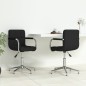 vidaXL Drehbare Esszimmerstühle 2 Stk. Schwarz Stoff vidaXL Drehbare Esszimmerstühle 2 Stk. Schwarz Stoff
