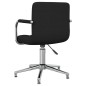 vidaXL Drehbare Esszimmerstühle 2 Stk. Schwarz Stoff vidaXL Drehbare Esszimmerstühle 2 Stk. Schwarz Stoff