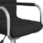 vidaXL Drehbare Esszimmerstühle 2 Stk. Schwarz Stoff vidaXL Drehbare Esszimmerstühle 2 Stk. Schwarz Stoff