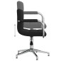 vidaXL Drehbare Esszimmerstühle 2 Stk. Schwarz Stoff vidaXL Drehbare Esszimmerstühle 2 Stk. Schwarz Stoff