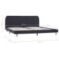 vidaXL Bettgestell Dunkelgrau Stoff 180×200 cm vidaXL Bettgestell Dunkelgrau Stoff 180×200 cm