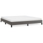 vidaXL Bettgestell Grau 160x200 cm Kunstleder vidaXL Bettgestell Grau 160x200 cm Kunstleder