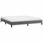 vidaXL Bettgestell Grau 160x200 cm Kunstleder vidaXL Bettgestell Grau 160x200 cm Kunstleder