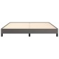 vidaXL Bettgestell Grau 160x200 cm Kunstleder vidaXL Bettgestell Grau 160x200 cm Kunstleder