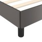 vidaXL Bettgestell Grau 160x200 cm Kunstleder vidaXL Bettgestell Grau 160x200 cm Kunstleder