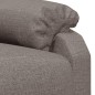 vidaXL Massagesessel mit Aufstehhilfe Taupe Stoff vidaXL Massagesessel mit Aufstehhilfe Taupe Stoff
