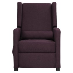 vidaXL Massagesessel Lila Stoff